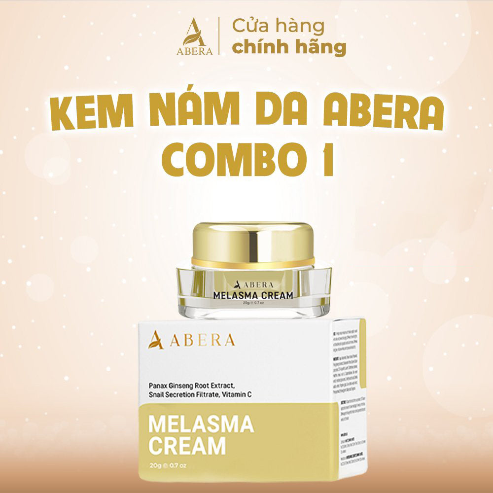 Kem Nám Abera - Hỗ Trợ Xử Lý Nám, Đồi Mồi, Tàn Nhang - 20g